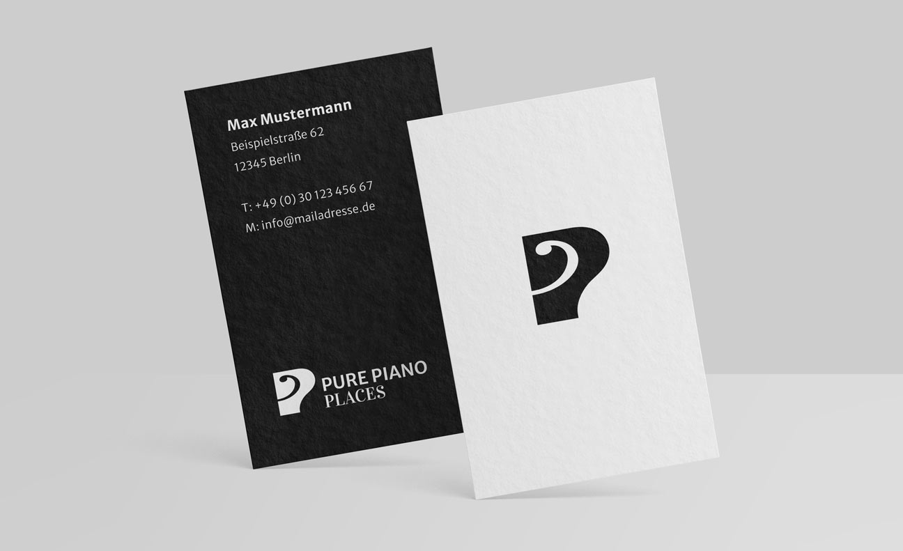 Logodesign auf Vistenkarte