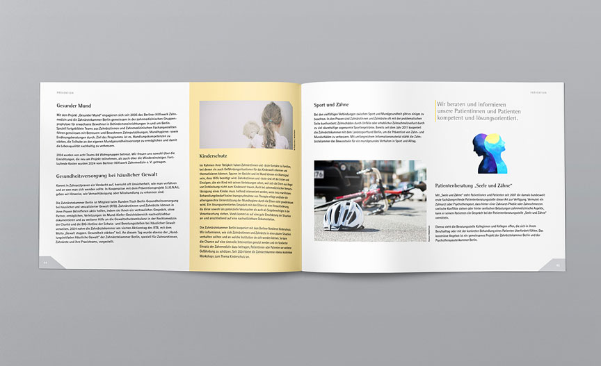 Editorial Design für eine Körperschaft des öffentlichen Rechts