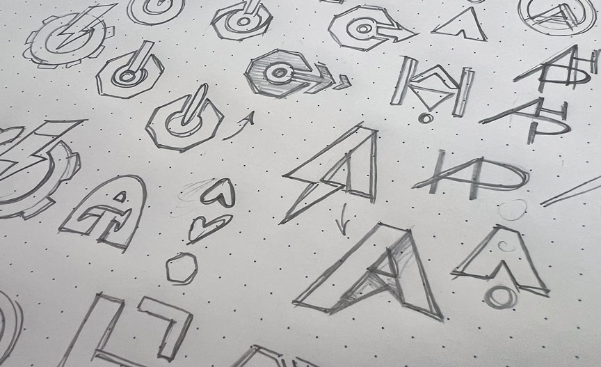 Scribbles für das Handwerk-Aktionslogo