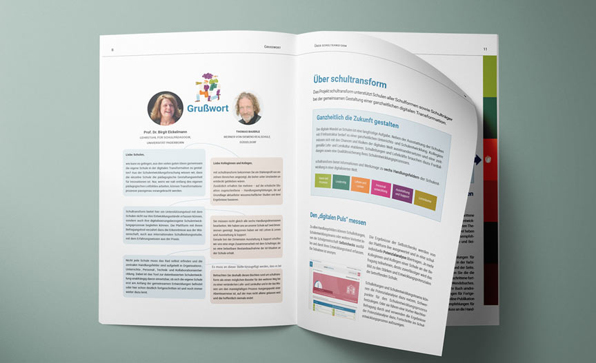 moderne Online- und Print-Layouts